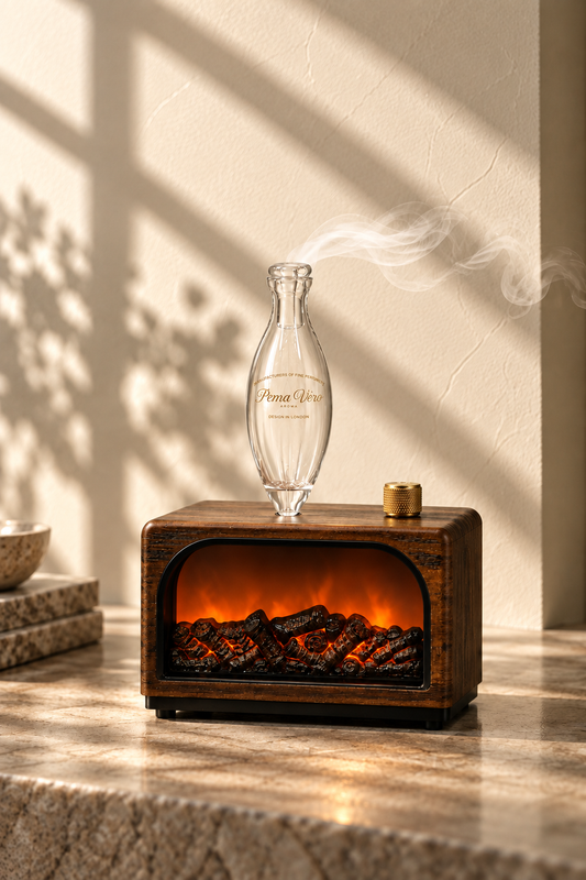 Charabanc Fragrances Charabanc Fragrances Ambient Fireplace Wood Aroma Waterless Diffuser