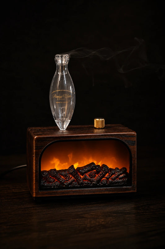 Charabanc Fragrances Charabanc Fragrances Ambient Fireplace Wood Aroma Waterless Diffuser